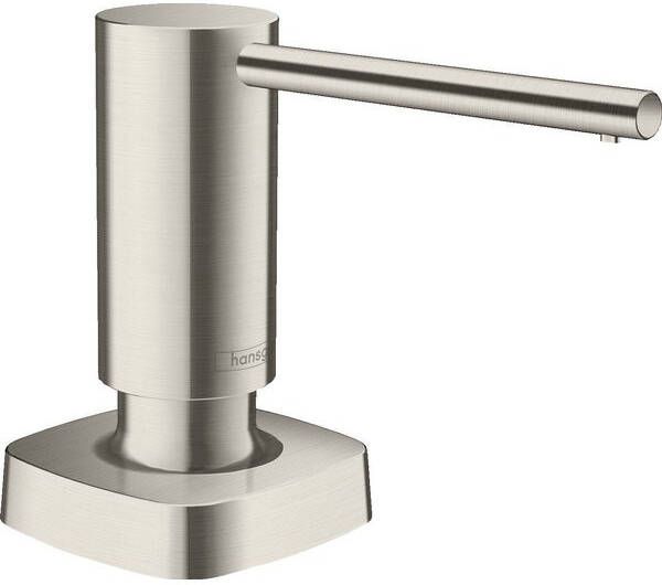 Hansgrohe A71 zeepdispenser 1-gats 500ml onderbouw RVS look 40468800