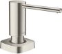 Hansgrohe A71 zeepdispenser 1-gats 500ml onderbouw RVS look 40468800 - Thumbnail 1