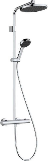 Hansgrohe Activera S Regendoucheset thermostaat hoofddouche 24cm chroom 28078000