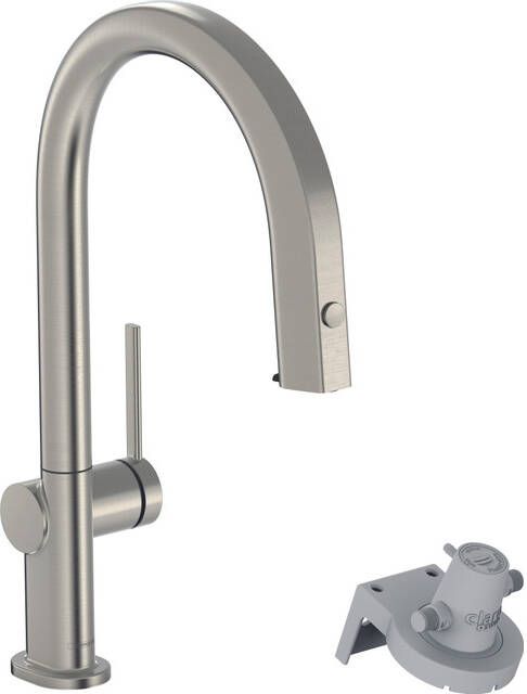 Hansgrohe Aqittura filtersystem 210 stainless steel finish 76803800