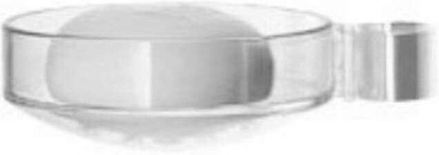 Hansgrohe Casetta 88 zeephouder dicht metaal kunststof transparant met bevestigingsmateriaal