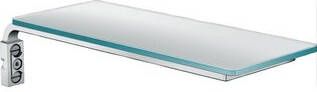 Hansgrohe Casetta E planchet van veiligheidsglas 20x8 cm chroom