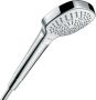 Hansgrohe Croma Select E handdouche Multi 1 2 xØ11cm met soft rain intense rain en massagestraal wit chroom 26810400 - Thumbnail 1