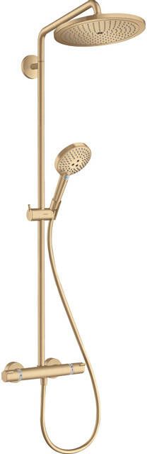 Hansgrohe Croma select Regendoucheset thermostaat air 1jet EcoSmart croma 280 hoofddouche handdouche 3 standen ecosmart brushed bronze 26891140