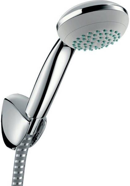 Hansgrohe Crometta 85 badset inclusief Crometta 85 handdouche 1 jet inclusief wandhouder inclusief doucheslang 160cm chroom 27577000