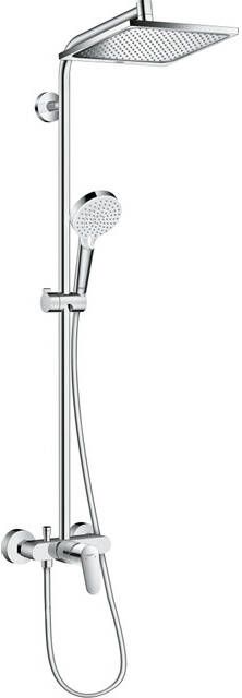 Hansgrohe Crometta E showerpipe 240 1jet met ééngreeps douchemengkraan chroom - Foto 2