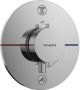 Hansgrohe ShowerSelect Comfort S thermostaat inbouw voor 2 functies met geïntergreerde zekerheidscombinatie volgens EN1717 chroom - Thumbnail 1