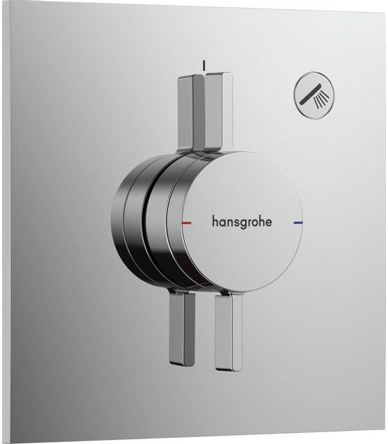 Hansgrohe Duoturn E inbouwkraan voor 1 functie chroom 75617000