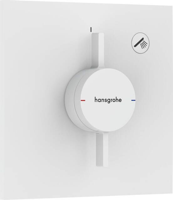 Hansgrohe Duoturn E inbouwkraan voor 1 functie mat wit 75617700