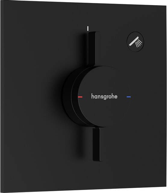 Hansgrohe Duoturn E inbouwkraan voor 1 functie mat zwart 75617670