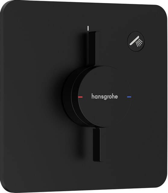 Hansgrohe Duoturn Q inbouwkraan voor 1 functie mat zwart 75614670