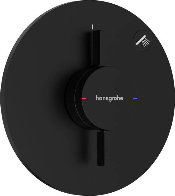 Hansgrohe Duoturn S inbouwkraan voor 1 functie mat zwart 75618670