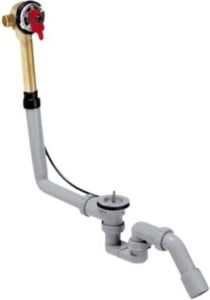 Hansgrohe Exafill badafvoer overloop en vulcombinatie met waste basisgarnituur voor normaal bad 58125180
