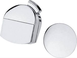 Hansgrohe Exafill Plus kleurset voor badafvoer overloop en vulcombinatie hoge uitvoering chroom 58128000