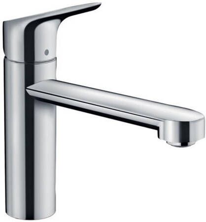 Hansgrohe Focus 1-gats keukenmengkraan 120 m. 360° draaibare uitloop chroom 71816000