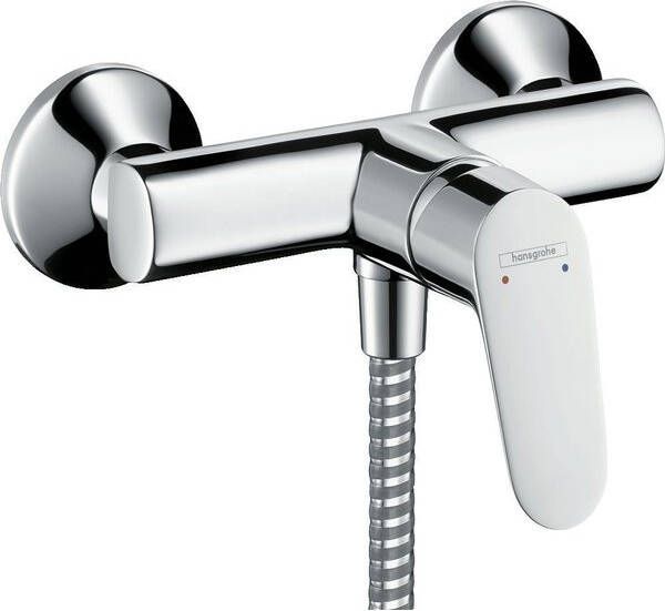 Hansgrohe Focus 1-greeps douchekraan EcoSmart met koppelingen chroom 31968000
