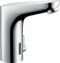 Hansgrohe Focus E2 wastafelkraan electronisch inclusief sensor voor batterij inclusief temperatuurgreep chroom 31171000 - Thumbnail 1