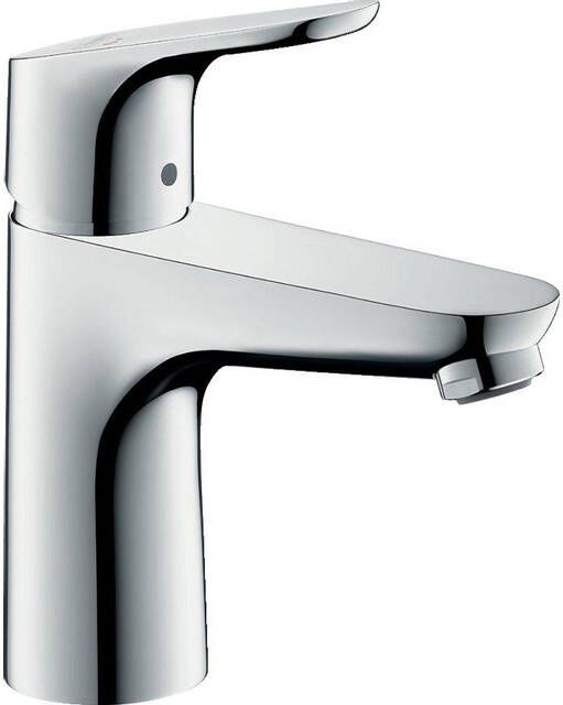 HANS GROHE Hansgrohe Focus 100 CoolStart 1 greeps wastafelmengkraan met waste en flexibele aansluitslangen chroom