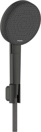 Hansgrohe Raindance alive 125 3 jet EcoSmart Porter set 160cm Brushed Black Chrome (antraciet) 24611340