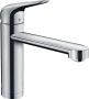 Hansgrohe M42 M423-H120 1-gats keukenkraan v. plaatsing v. het raam m. 360° draaibare uitloop omklapbaar chroom 71807000 - Thumbnail 1