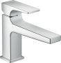 Hansgrohe Metropol ééngreeps wastafelmengkraan 100 CoolStart met rechte greep en afvoerplug chroom - Thumbnail 1