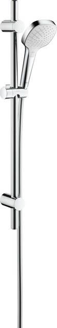 Hansgrohe MySelect glijstangset m. handdouche 65 cm Ø11cm m. 3 straalsoorten m. doucheslang en verstelbare wandsteun chroom 26751400