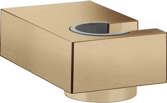 Hansgrohe Porter E wandhouder voor handdouche met vaste bevestigingspositie brushed bronze