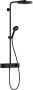 Hansgrohe Pulsify S Showerpipe 260 1jet EcoSmart met ShowerTablet Select 400 mat zwart - Thumbnail 1