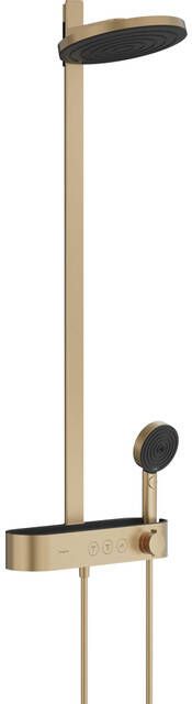 Hansgrohe Pulsify S Showerpipe 2jet mt ShowerTablet Select 400 Brushed Bronze
