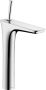 Hansgrohe PuraVida wastafelkraan verhoogd met push open garnituur wit chroom 15072400 - Thumbnail 2