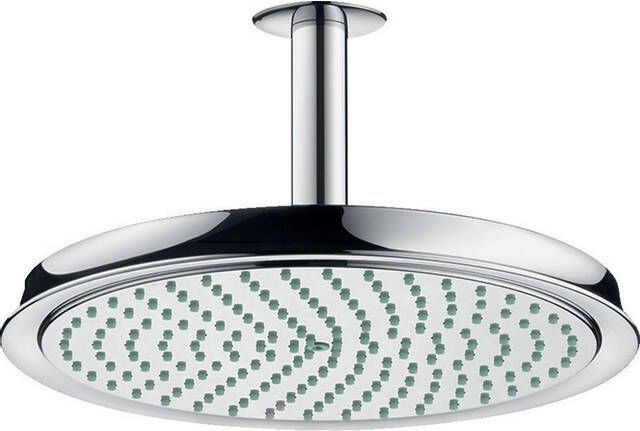 Hansgrohe Raindance Classic Air hoofddouche 27cm inclusief plafondaansluiting chroom 27405000