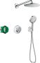 Hansgrohe Raindance S complete set inbouwset 240 1 jet PowderRain met ShowerSelect S chroom - Thumbnail 1