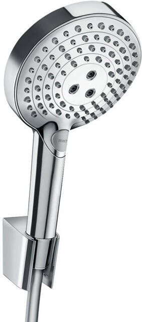 HANS GROHE Hansgrohe Raindance Select S PowderRain Handdouche badset 120mm douchekop 3jet 1250mm doucheslang met douchehouder chroom