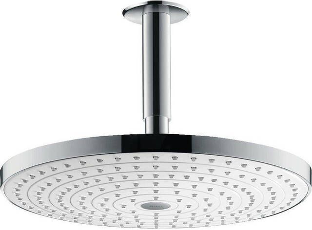 Hansgrohe Raindance select s300 2jet hoofddouche plafondaansluiting wit chroom 27337400