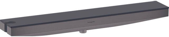 Hansgrohe Rainfinity muuraansluiting Porter 500 met douchehouder en planchet L Brushed Black Chrome