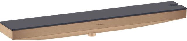 Hansgrohe Rainfinity muuraansluiting porter 500 met douchehouder en planchet R Brushed Bronze