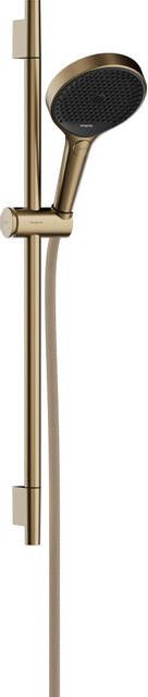 Hansgrohe Rainfinity glijstangset met 130 3jet handdouche 65cm met push schuifstuk en doucheslang 160cm brushed bronze - Foto 1