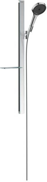 Hansgrohe Rainfinity glijstangset m. 130 3jet handdouche m. zeepschaal 90cm met doucheslang 160cm chroom 27671000 - Foto 1
