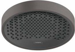 Hansgrohe Rainfinity PowderRain hoofddouche 25 cm met 1 straalsoort geborsteld zwart chroom