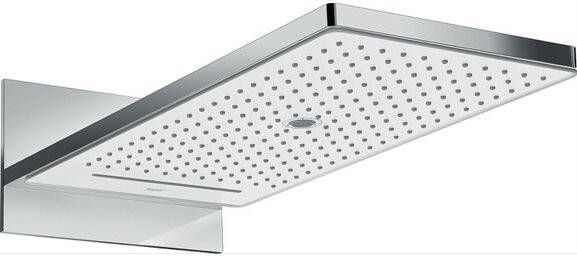 Hansgrohe Rainmaker Select 580 3jet hoofddouche 58.6x25.8cm wandbevestiging wit chroom 24001400