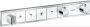 Hansgrohe RainSelect afbouwdeel v. inbouw douchekraan thermostatisch m. douchehouder v. 4 functies 59.8x90cm wit chroom - Thumbnail 1
