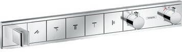 Hansgrohe RainSelect afbouwdeel voor inbouw douchekraan thermostatisch voor 5 functies 66.9x90cm chroom 15384000