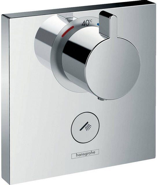 Hansgrohe ShowerSelect afbouwdeel voor inbouwkraan thermostatisch Highflow met 1 stopkraan chroom 15761000