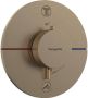 Hansgrohe ShowerSelect Comfort S thermostaat inbouw voor 2 functies Brushed Bronze - Thumbnail 1