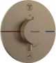 Hansgrohe ShowerSelect Comfort S thermostaat inbouw voor 2 functies met geïntergreerde zekerheidscombinatie volgens EN1717 Brushed Bronze - Thumbnail 1