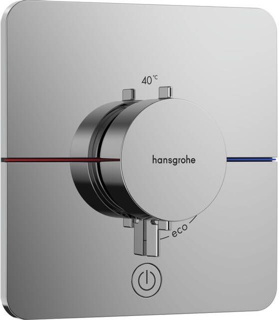 Hansgrohe ShowerSelect Comfort Q thermsotaat inbouw voor 1 functie en extra uitgang chroom