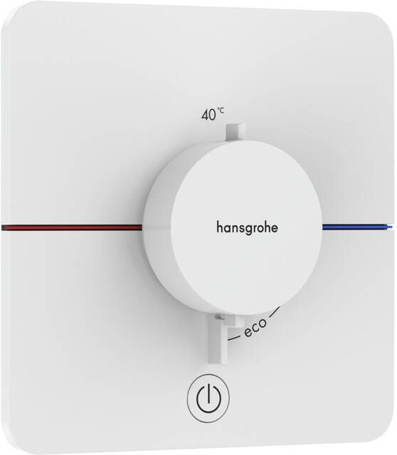 Hansgrohe ShowerSelect Comfort Q thermsotaat inbouw voor 1 functie en extra uitgang mat wit