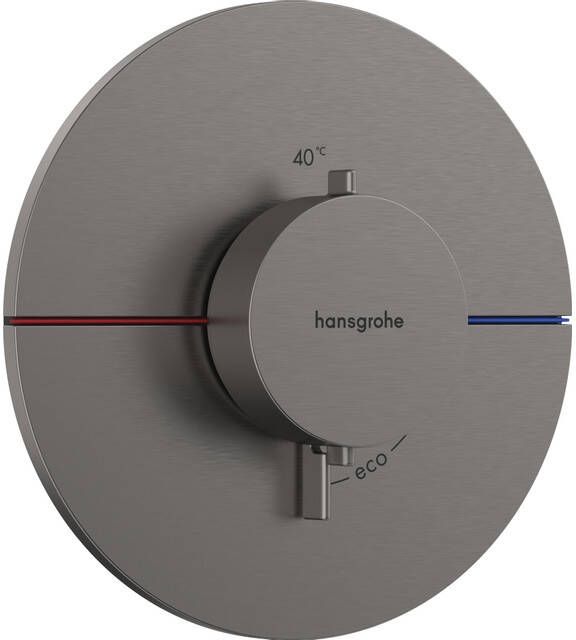 Hansgrohe ShowerSelect Comfort S thermostaat inbouw Brushed Black Chrome