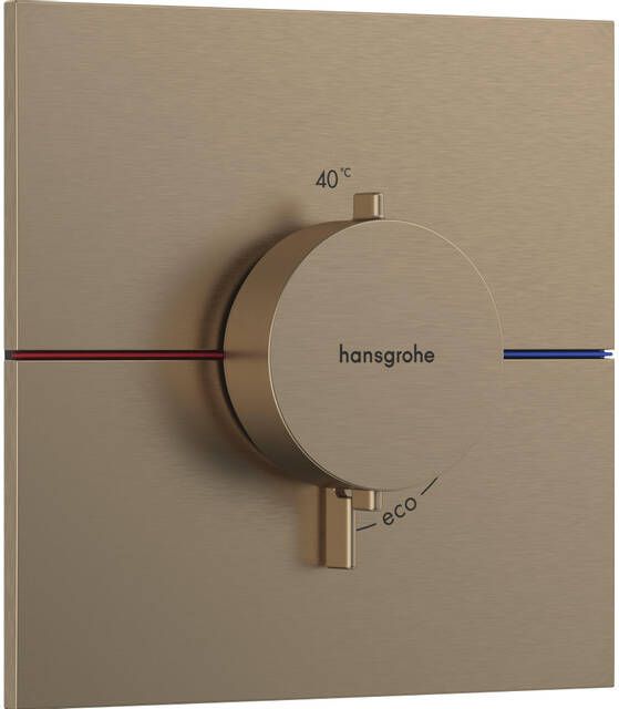 Hansgrohe ShowerSelect Comfort E thermostaat inbouw Brushed Bronze