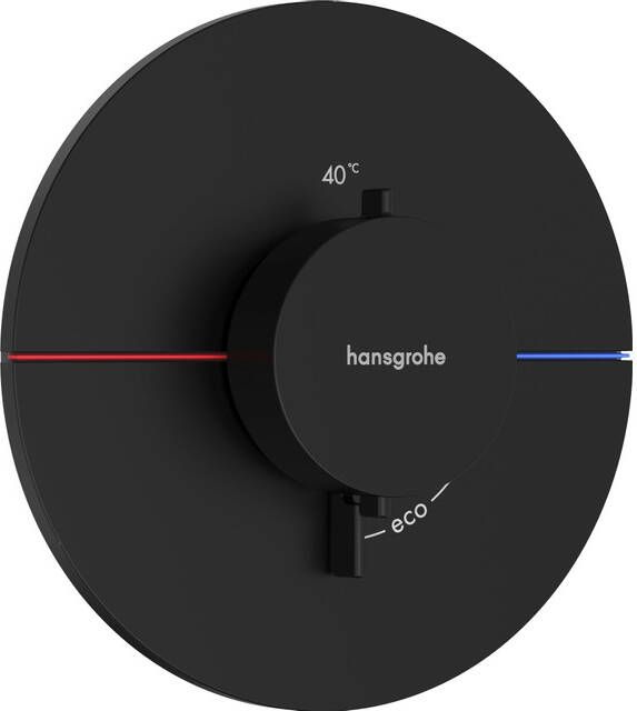 Hansgrohe ShowerSelect Comfort S thermostaat inbouw mat zwart